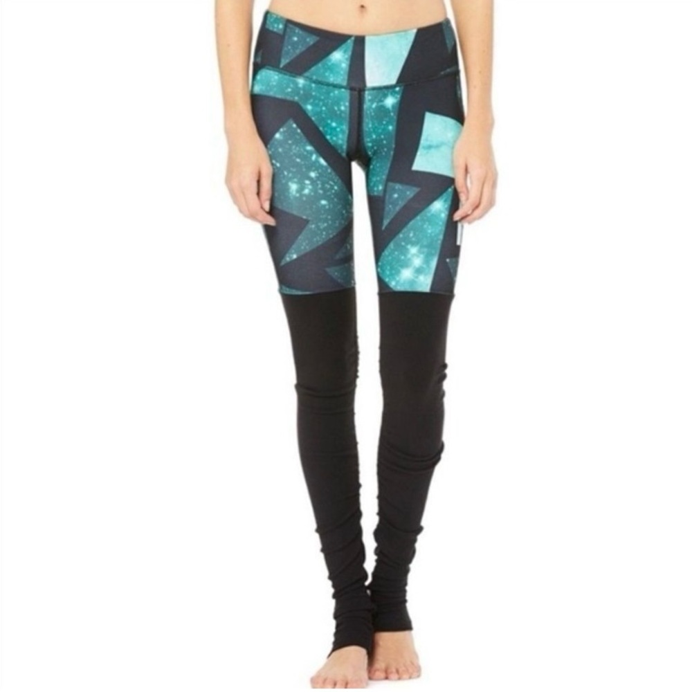 Alo Geometric Print Goddess Leggings